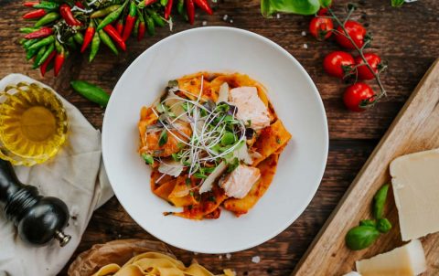 Pappardelle s lososom